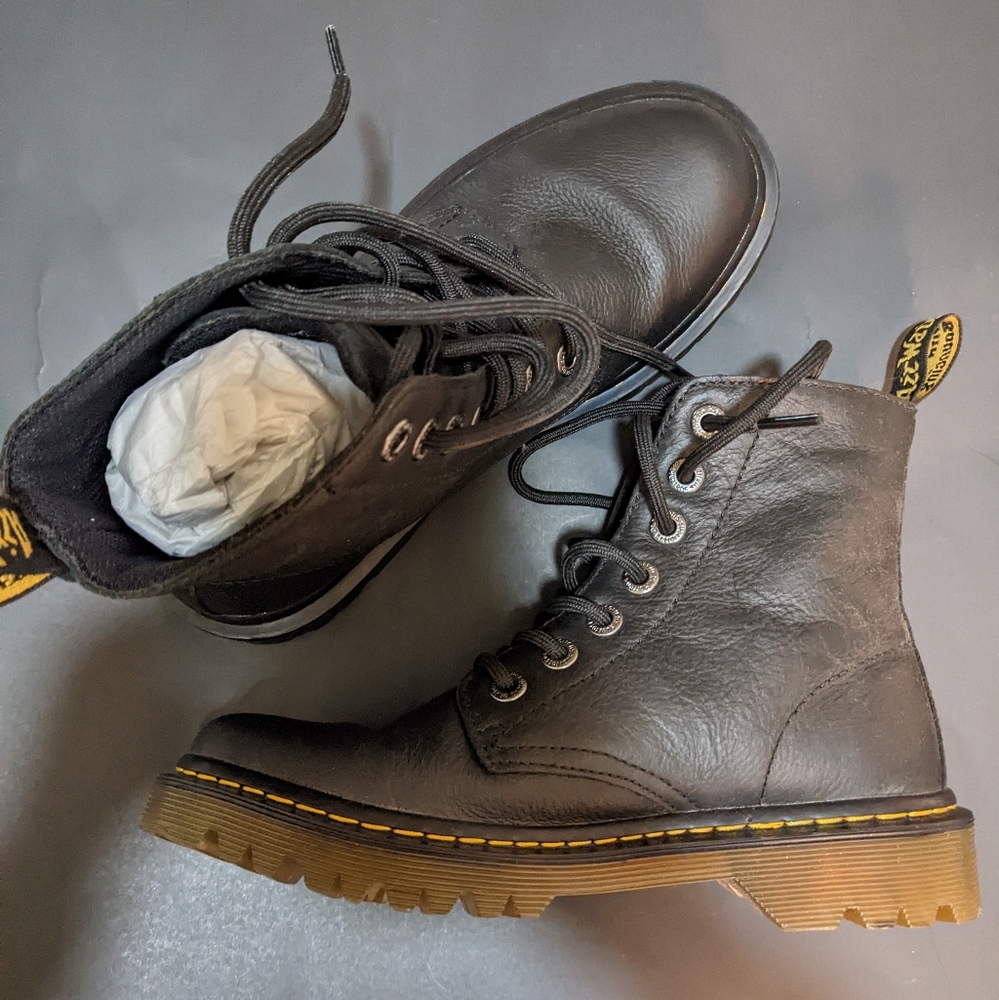 Dr Martens Luana Black Boots